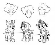 Printable marshall chase zuma coloring pages