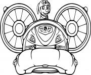 Printable Zuma Driving the Hovercraft coloring pages