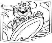 Printable Zuma Mighty Pups coloring pages