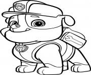 Simple Rubble from Paw Patrol