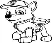Simple Rocky from Paw Patrol