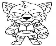 Printable fennix fortnite coloring pages
