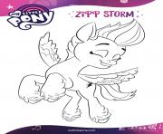 Printable zipp storm is the rebellious pony mlp 5 coloring pages