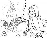 Printable Doubt of Moses Exodus 4_10 17_03 coloring pages