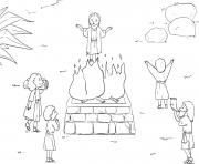 Printable Saul Loses Kingship Samuel 13_6 14_03 coloring pages