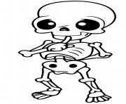 cute skeleton kid