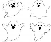 ghosts family easy for kids