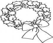 Poinsettia Wreath with Bowknot