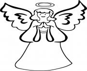 Simple Lady Angel
