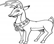 Reindeer with a Medal