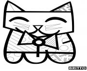 cat by britto