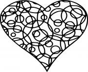 Circles Shaped a Heart