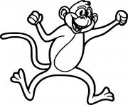 Funny Monkey Running