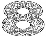 Printable 8 march mandala coloring pages