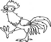 Funny Cartoon Rooster