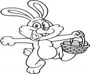 Running Easter Bunny