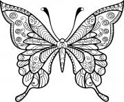 Swallowtail Butterfly Zentangle