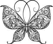 Gorgeous Zentangle Butterfly