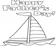 Happy Fathers Day and a Sailboat