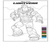 Color By Numbers Buzz Lightyear