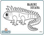 Marine Iguana octonaut creature