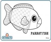 parrot fish octonaut creature