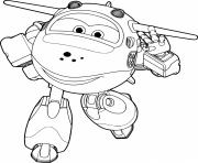 Printable Super Wings Mira is Ready coloring pages