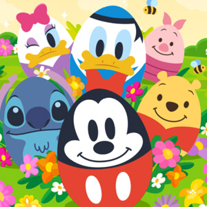 Disney Easter coloring